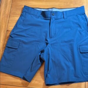 Orvis- Outdoor Men's Blue Quality Cargo Shorts Sz. 34